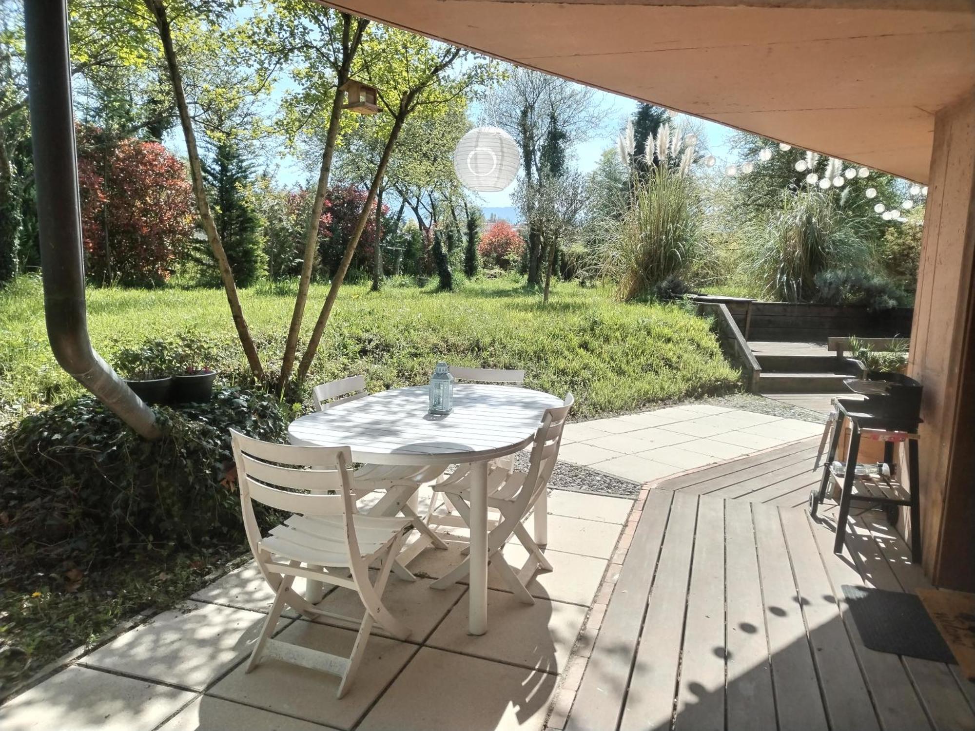 Alvéole du Léman - Appartement Le Nid du Chat Noir Sciez Esterno foto